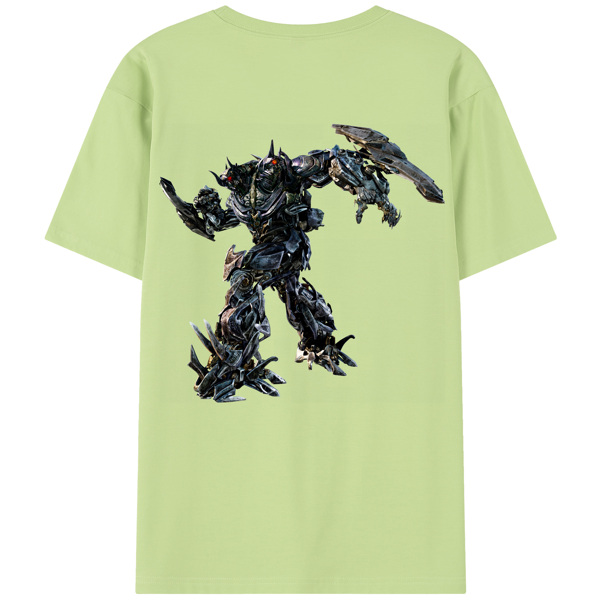 （画像用） Transformers トランスフォーマー 綿100％半袖Tシャツ（背面プリント）